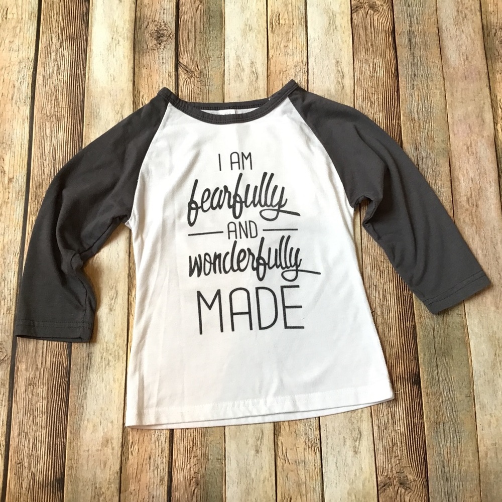 I am Fearfully Made Raglan Tee
